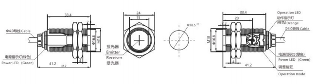 KJT-F-G5K激光光電開關(guān)|激光光電開關(guān)產(chǎn)品型號(hào)-參數(shù)-接線圖